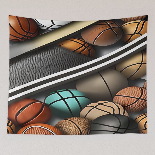 Item preview, basketball scrapbook paper designed and sold by Modefissi.