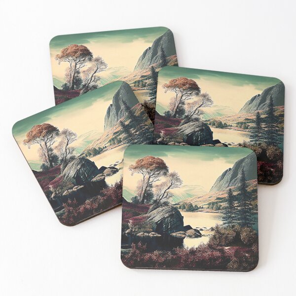 Item preview, Rustic Textured Lake with Trees designed and sold by TheArtMage.