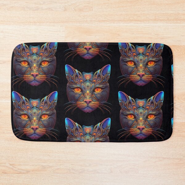 Item preview, Psychedelic Cat 6 designed and sold by heyhannaleah.
