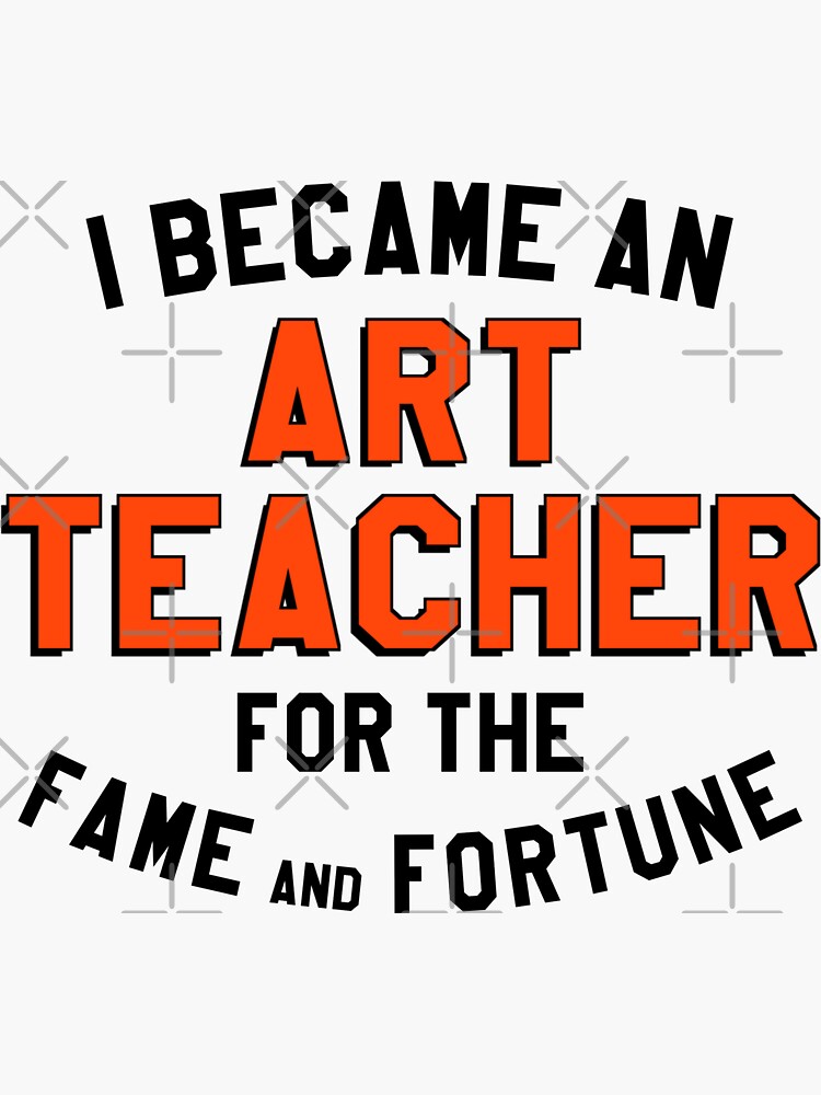 Teaching With Flair Pens Funny Sarcasm Teacher' Sticker