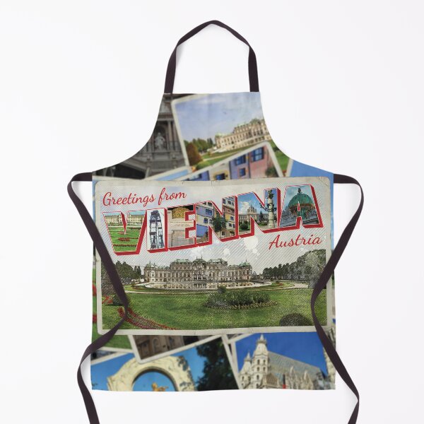 Item preview, Greetings from Vienna in Austria Vintage style retro souvenir designed and sold by DeveloperProp0.