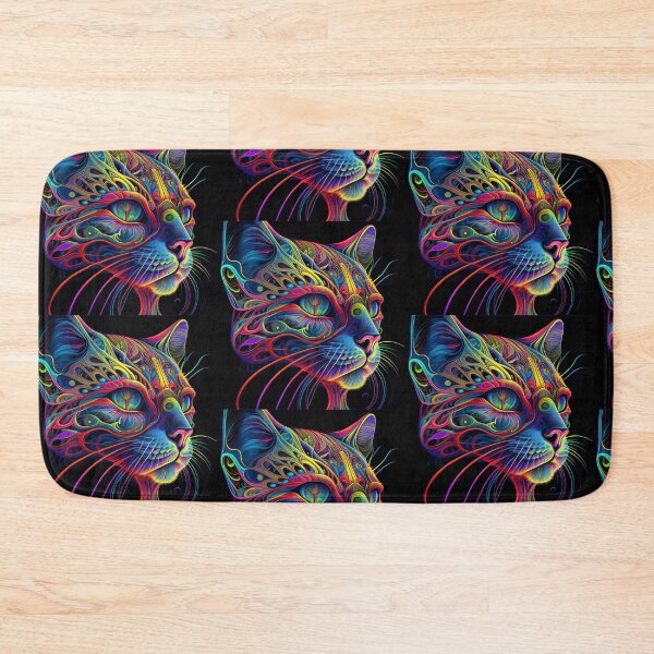Item preview, Psychedelic Cat 4 designed and sold by heyhannaleah.