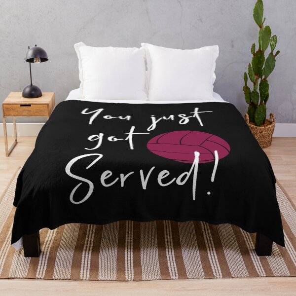 Item preview, Volleyball Pun You Just Got Served designed and sold by whyitsme.