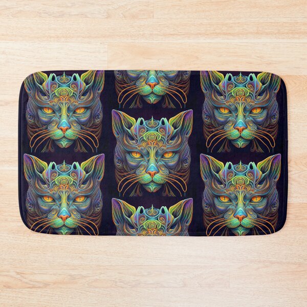 Item preview, Psychedelic Cat 5 designed and sold by heyhannaleah.