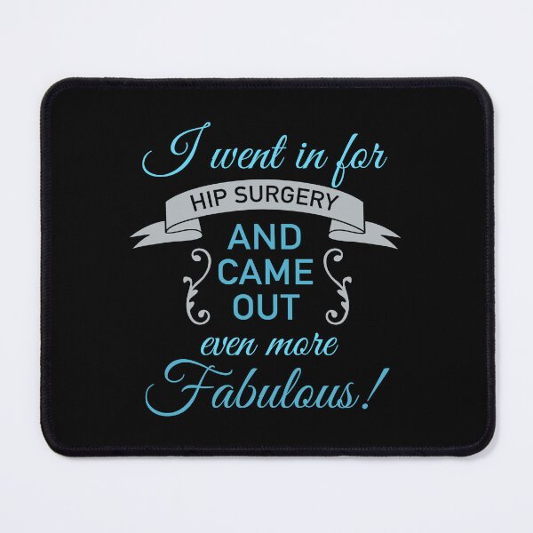 Item preview, Hip Surgery Fabulous Recovery (Blue) designed and sold by thepixelgarden.
