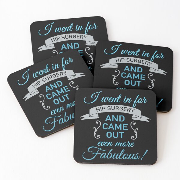 Item preview, Hip Surgery Fabulous Recovery (Blue) designed and sold by thepixelgarden.