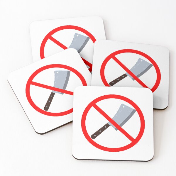Item preview, No cleaver - No Eat Meat - Vegan - No Eat Animals - No Butcher designed and sold by PeterADesign.