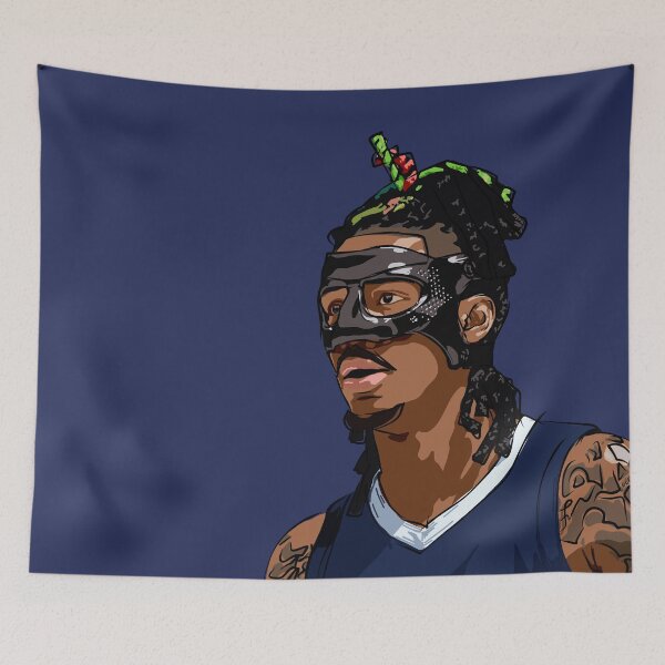 Item preview, Masked Ja Morant designed and sold by RatTrapTees.