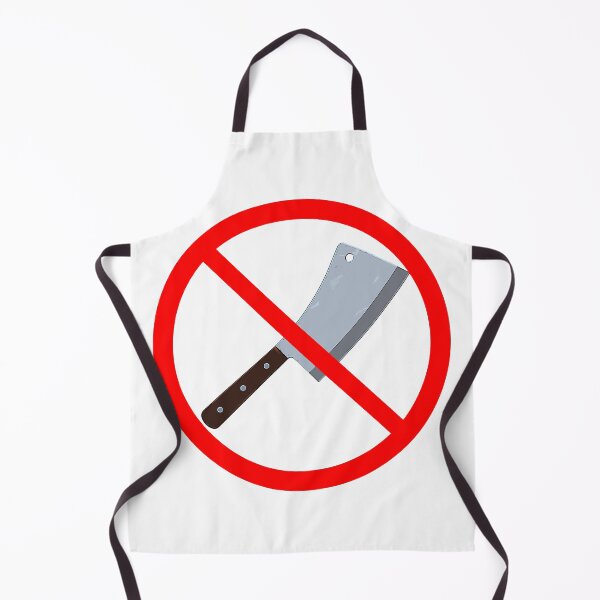 Item preview, No cleaver - No Eat Meat - Vegan - No Eat Animals - No Butcher designed and sold by PeterADesign.
