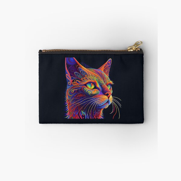 Item preview, Psychedelic Cat 8 designed and sold by heyhannaleah.