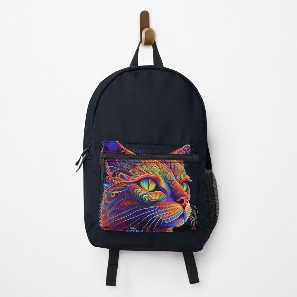 Item preview, Psychedelic Cat 8 designed and sold by heyhannaleah.