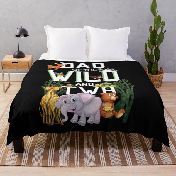 Item preview, Dad of the Wild Two Zoo Birthday Safari Jungle Animal designed and sold by andrewshih.