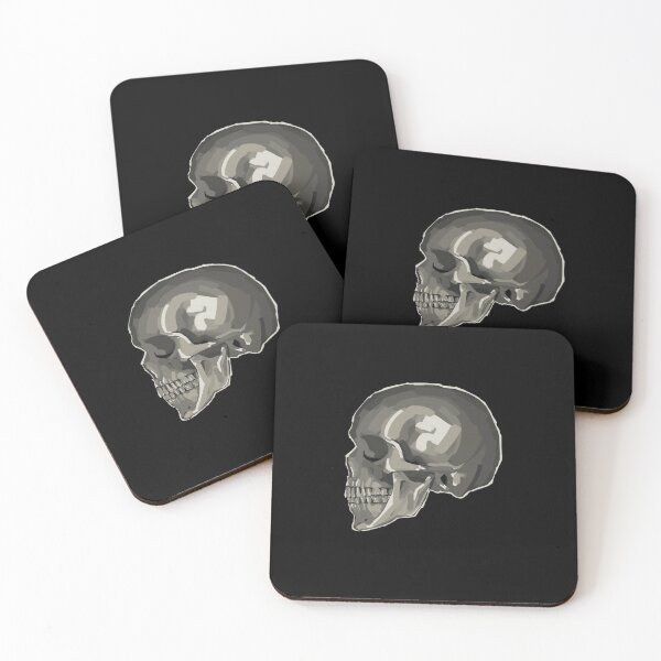 Item preview, Human Skull dark Illustration designed and sold by MortemMaker.