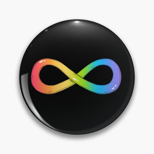 Item preview, Cute Rainbow Infinity Symbol For Autism Acceptance designed and sold by Luan Huynh.