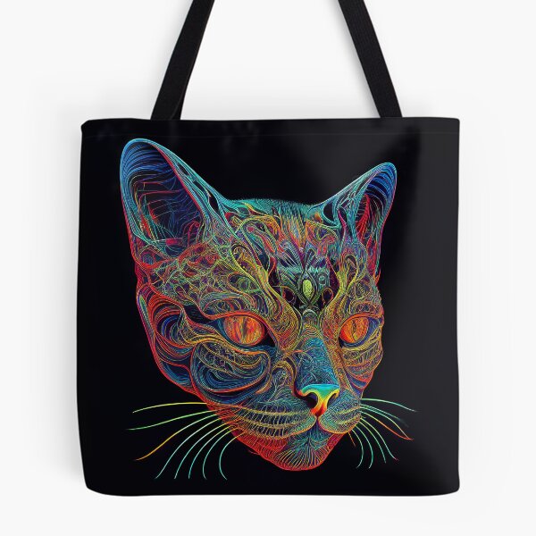 Item preview, Psychedelic Cat 2 designed and sold by heyhannaleah.