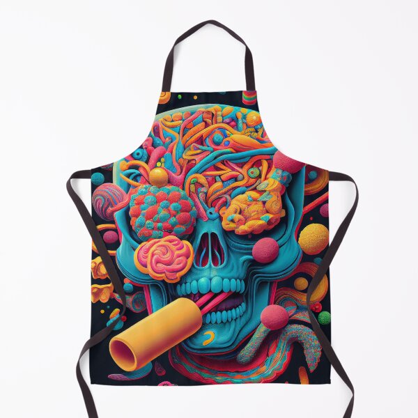 Item preview, Trippy Skull designed and sold by Omni ⭐⭐⭐⭐⭐.