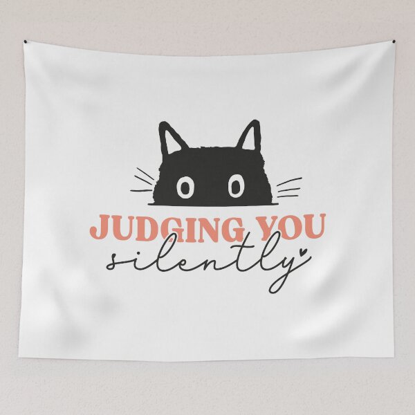 Item preview, Funny Judging You Silently Cat in Color designed and sold by sweetbelle.