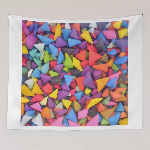 Item preview, many multi-coloured shapes  designed and sold by David-Howells.