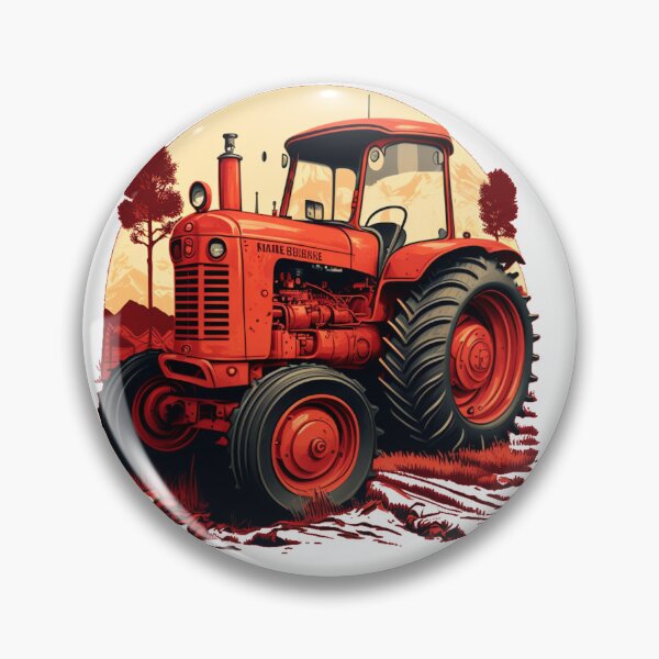 Item preview, RED tractor farming designed and sold by beeorganic.