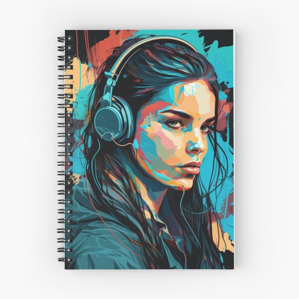 Item preview, Headphone girl designed and sold by CleverShots.