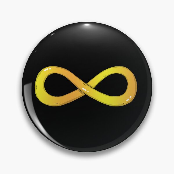 Item preview, Cute Golden Infinity Symbol For Autism Acceptance designed and sold by Luan Huynh.