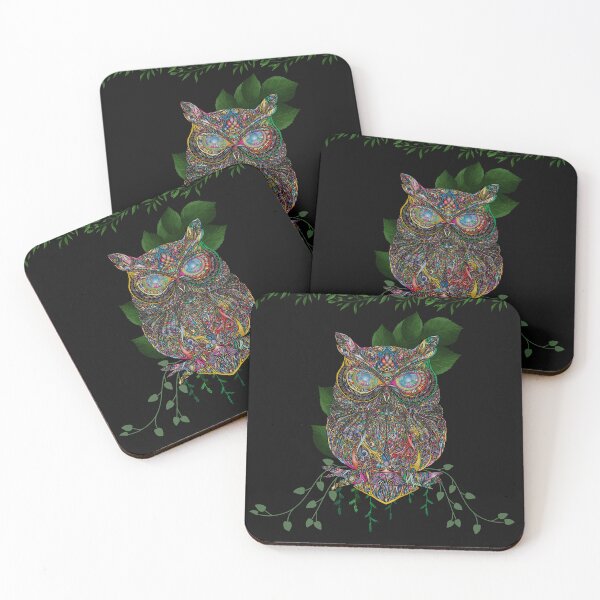 Item preview, Colorful owl design designed and sold by Designerboutic.