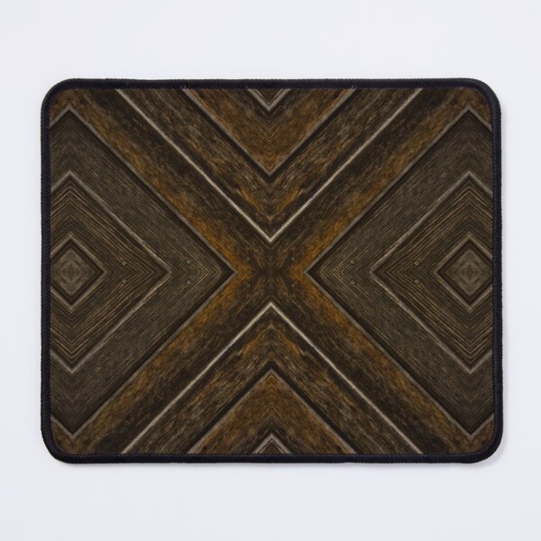 Artikelvorschau, Wood texture angled Kaleidoscope Pattern 2 entworfen und verkauft von Swabcraft.