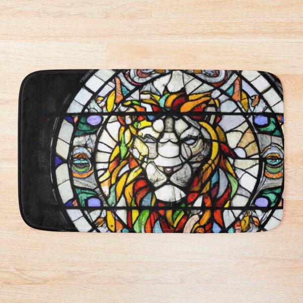Item preview, AI Lion King • Stained Glass • AI Generated Art designed and sold by Mortinus.