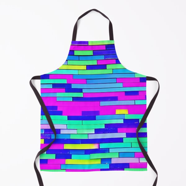 Item preview, Abstract Neon Brick Pattern designed and sold by calibrit.