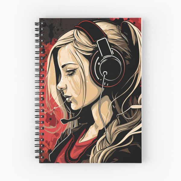 Item preview, Headphone girl 2 designed and sold by CleverShots.