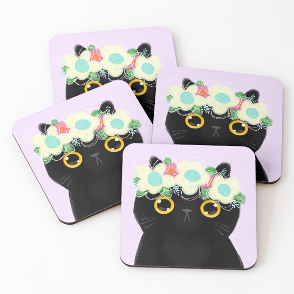 Item preview, Springtime Kitty designed and sold by KilkennyCat Art.
