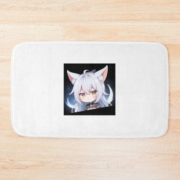 Item preview, A Beautiful Cute Chibi Wolf Boy Sticker Very Kawaii designed and sold by HikariAtelier.