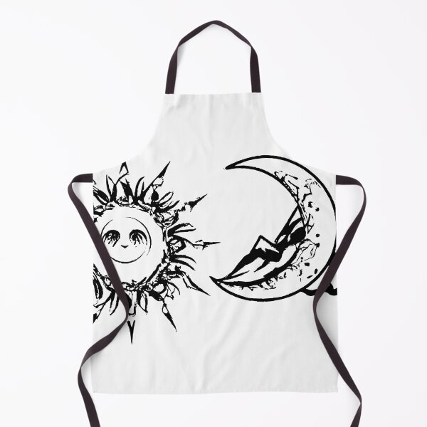 Item preview, crazy sun eyes and moon and mountains designed and sold by XXgooddeedXX.
