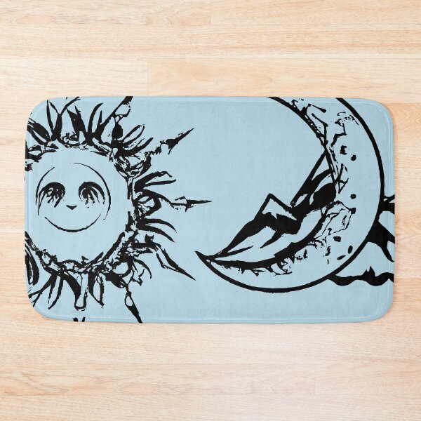 Item preview, crazy sun eyes and moon and mountains designed and sold by XXgooddeedXX.