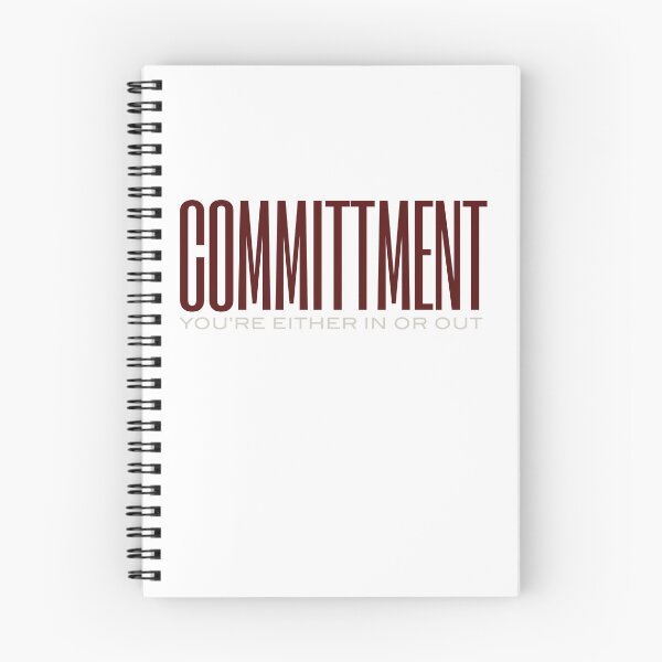 Item preview, Fitness Commitment You're Either In Or Out designed and sold by whyitsme.