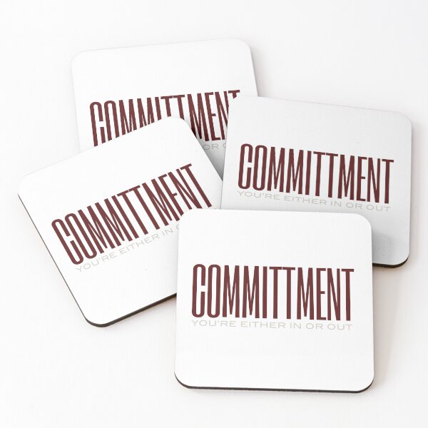 Item preview, Fitness Commitment You're Either In Or Out designed and sold by whyitsme.