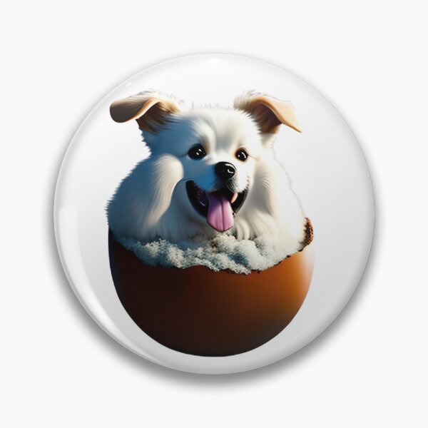 Item preview, Cute dog in egg designed and sold by YuneDesigns.