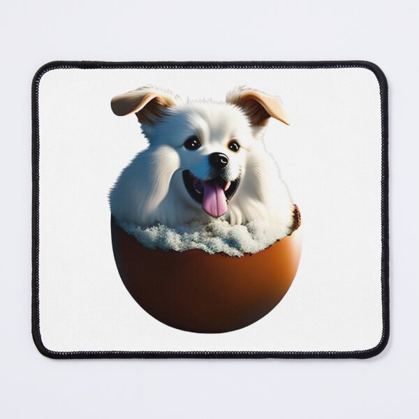 Item preview, Cute dog in egg designed and sold by YuneDesigns.