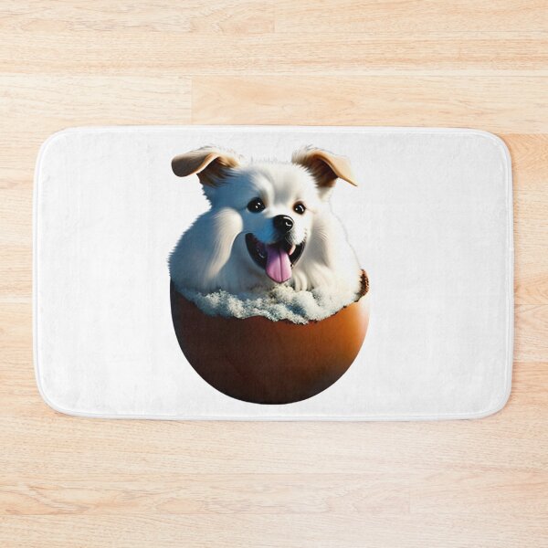 Item preview, Cute dog in egg designed and sold by YuneDesigns.