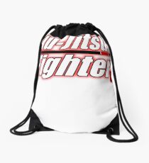 BJJ Black Belt Jiu Jitsu Fighter Drawstring Bag