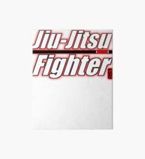 BJJ Black Belt Jiu Jitsu Fighter Art Board