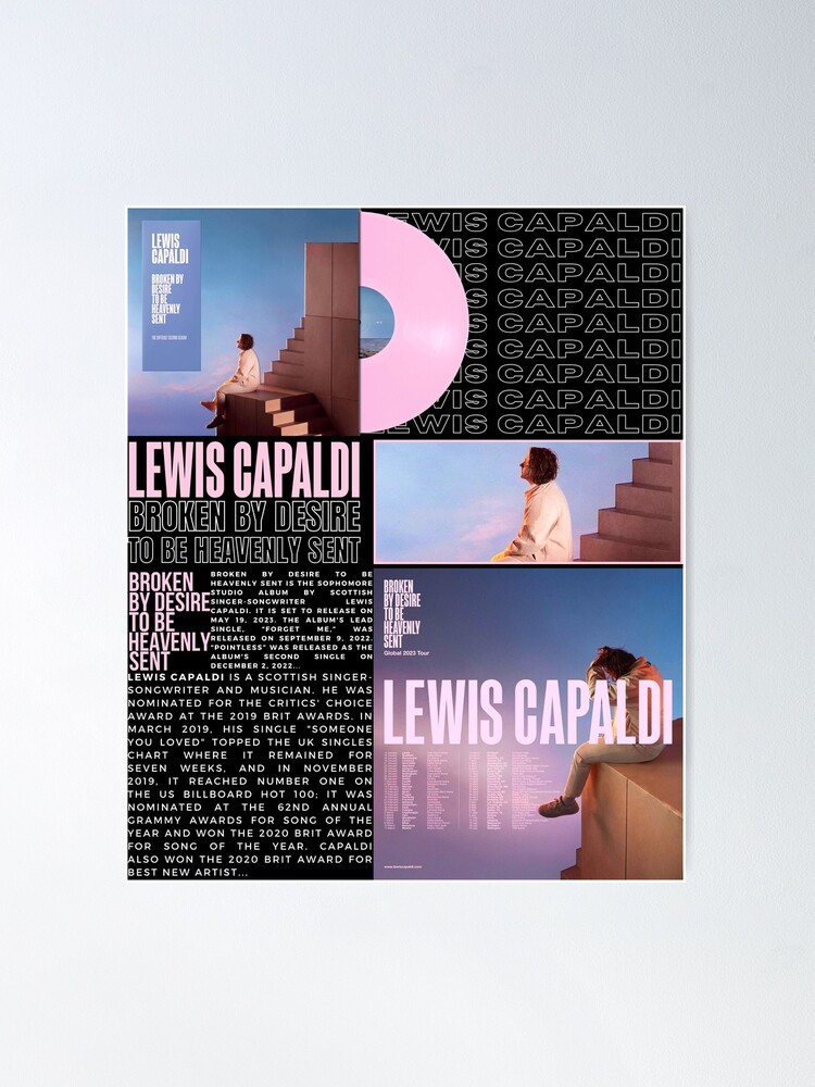 Lewis Capaldi Broken By Desire To Be Heavenly Sent Exclusive Heavenly Pink  Vinyl