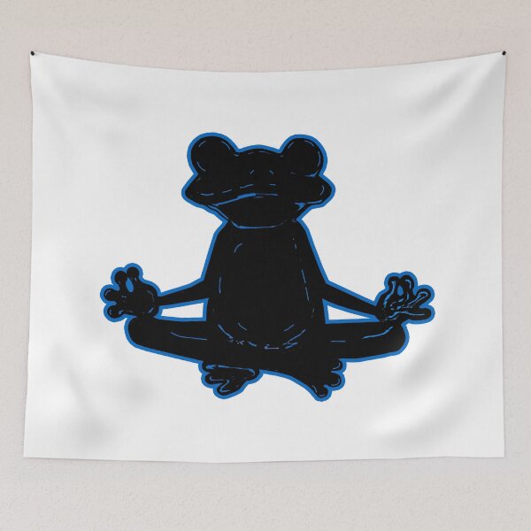Item preview, Serenity Frog Blue designed and sold by janraydesigns.