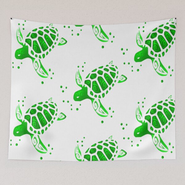 Item preview, HONU (Green) designed and sold by Nesian-Tahiti.