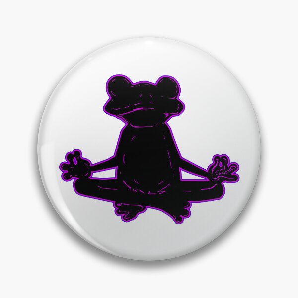 Item preview, Serenity Frog Hot Purple designed and sold by janraydesigns.
