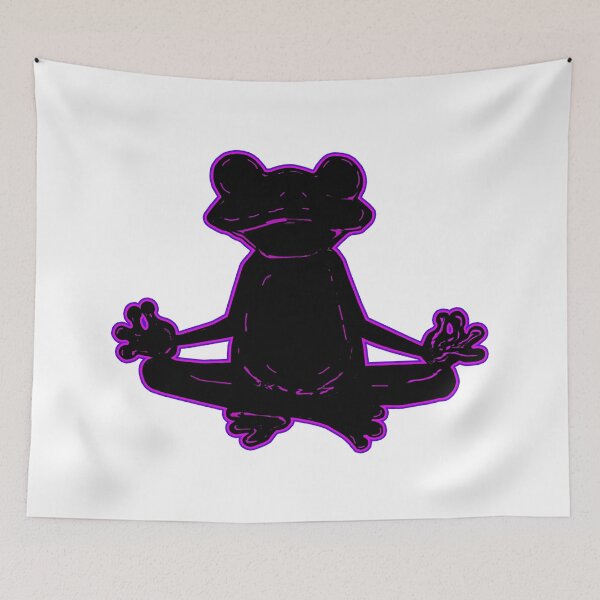 Item preview, Serenity Frog Hot Purple designed and sold by janraydesigns.