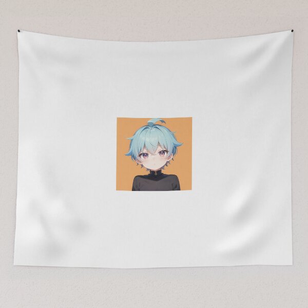 Item preview, A Beautiful Cute Chibi Boy Sticker Very Kawaii designed and sold by HikariAtelier.