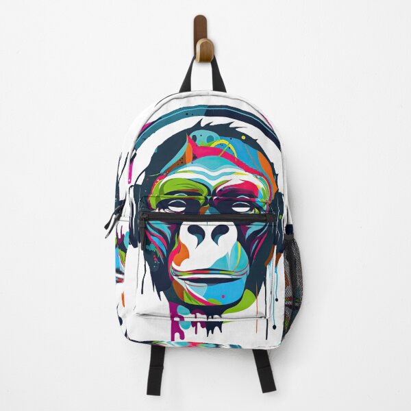 Item preview, Monkey Rebel with a rhythm Music Lover art designed and sold by Keni-shop.