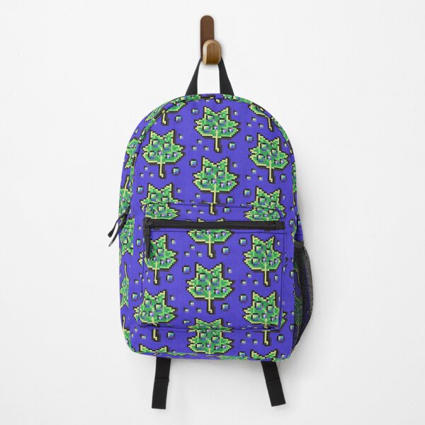 Item preview, Green Leaf With Water Droplets Pixel Painting designed and sold by CozyPixelFluff.