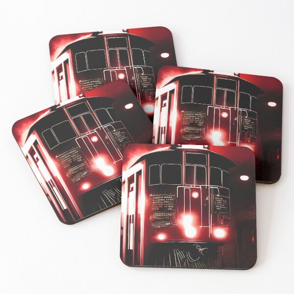 Item preview, Trolley Car at Night designed and sold by atangerprints.
